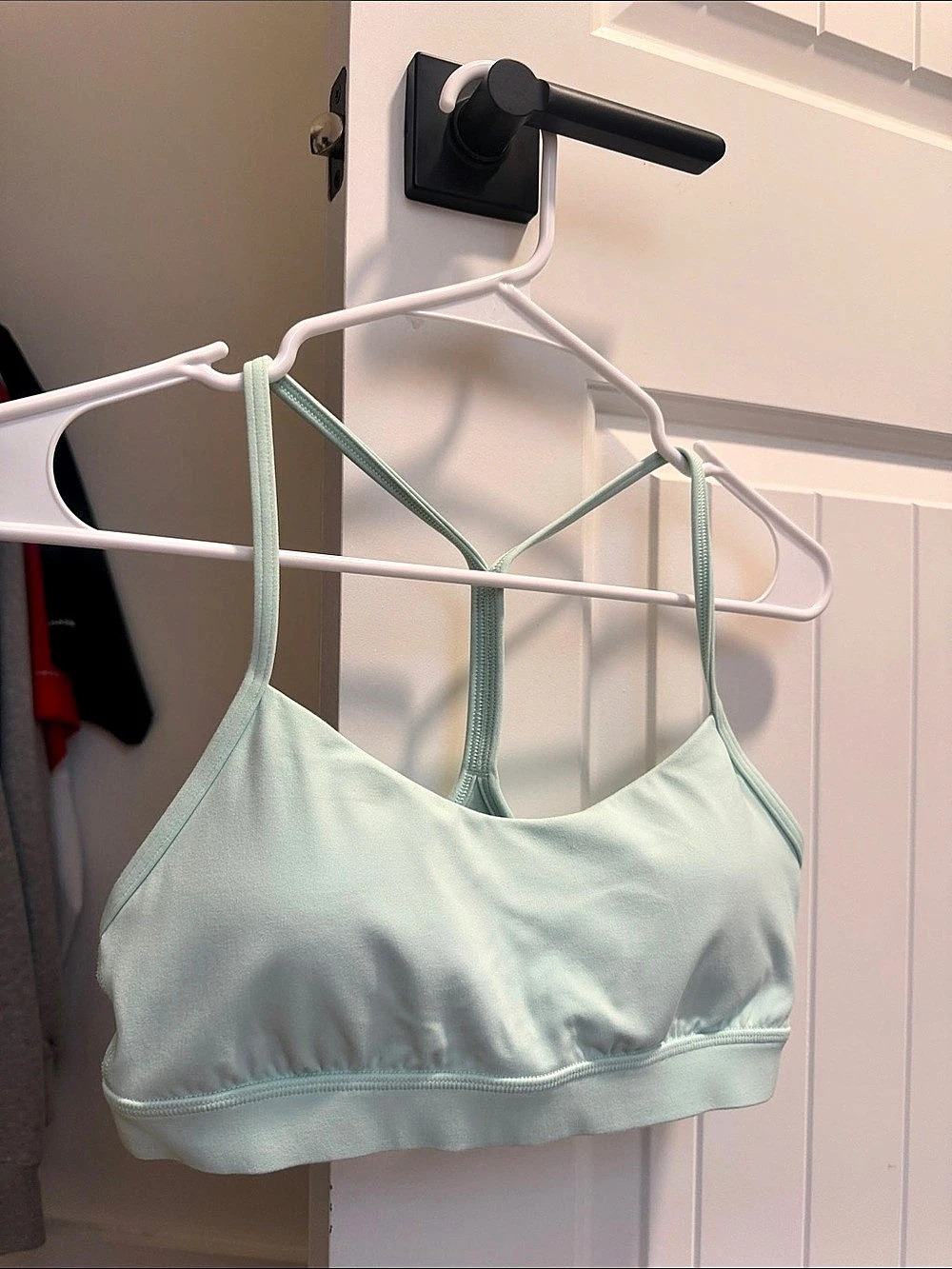 lululemon Flow Y Bra Sports Bra in Green NWT
